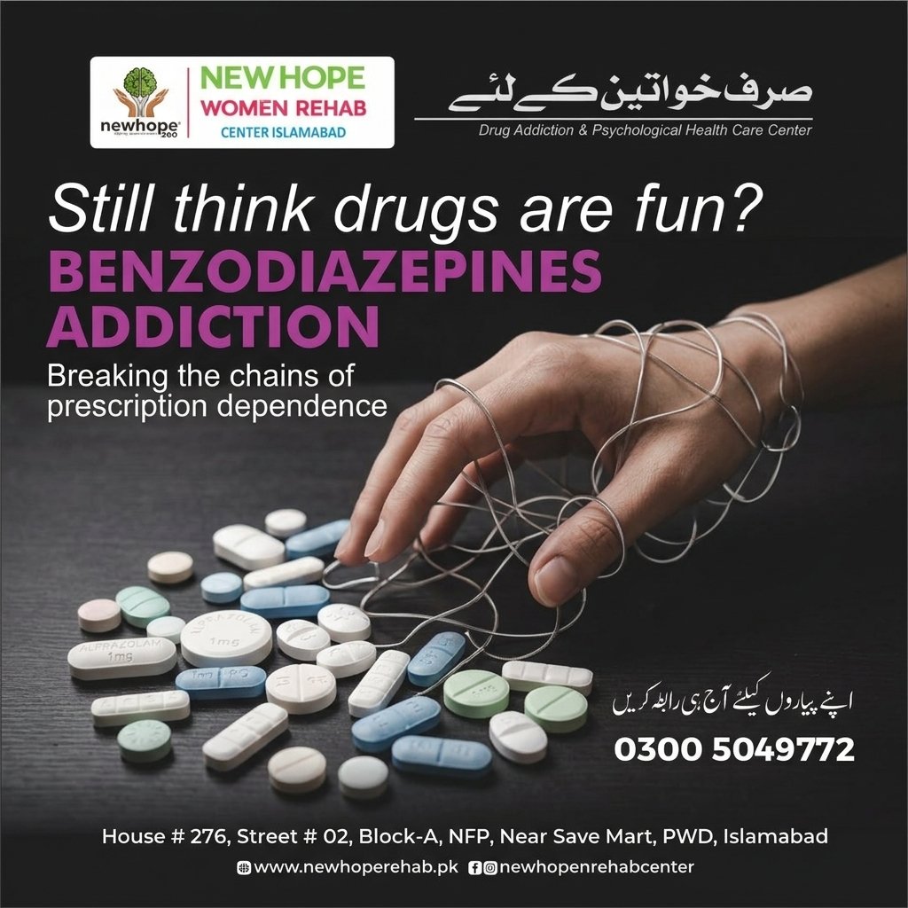 Benzodiazepines Addiction – Benzodiazepines Addiction Treatment in Islamabad, Pakistan