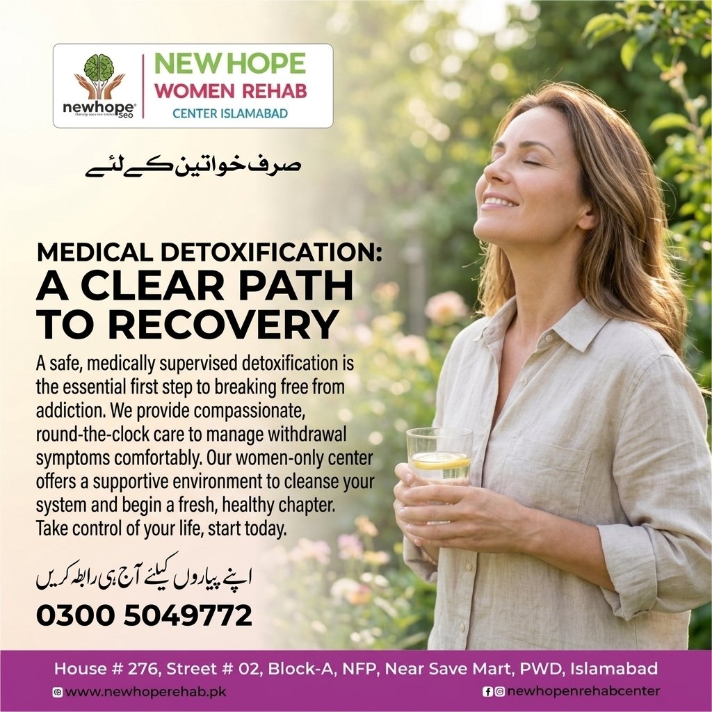 Detoxification | Detoxification Treatment Center in Islamabad, Pakistan